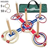 Elite Outdoor Games For Kids - Ring Toss Yard Games for Adults and Family. Easy Backyard Games to Assemble, With Compact Carry Bag for Easy Storage. Fun Kids Games or Outdoor Toys for Kids