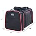Petsfit 18″x11″x11″ Expandable Foldable Washable Travel Carrier, Airline Approved Pet Carrier Soft-Sided(Black)thumb 4
