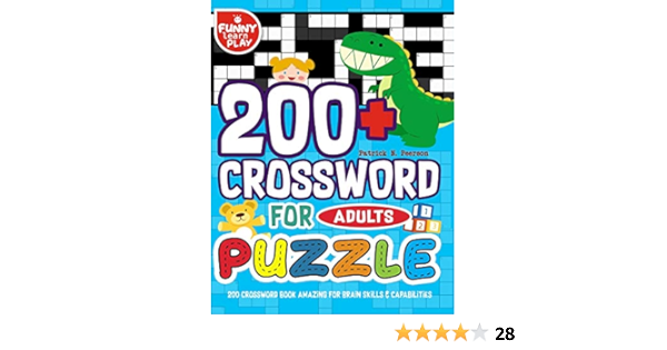 200 Crossword Book Amazing for Brain Skills & Capabilities ...
