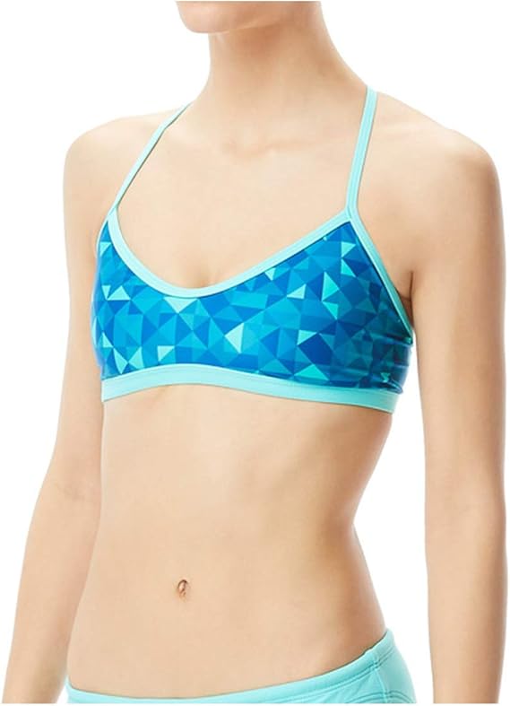 TYR Optic Trinity Bikini Top - Top de Bikini de Entrenamiento Mujer