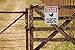 Honey Dew Gifts, Chicken Decor, Keep Gate Closed No Matter What the Chickens Say, 9 inch by 12 inch Novelty Tin Sign Decor, Chicken Coop Sign, Farm Sign, HDG-1101