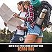 Ferro Rods Fire Starter Men’s Gift W/ G10 Handle - 3 X 3.6 Ferro Rod Premium Ferrocerium Rod Survival Gear Magnesium Flint and Steel Lightweight Emergency Camping Tool W/Keyrings