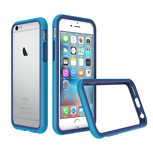 iPhone 6s Case - RhinoShield [CrashGuard 2.0] Bumper [11 Ft Drop Tested] No Bulk [ShockSpread Technology] Thin Lightweight Protection - Slim Rugged Cover - Also fits iPhone 6 - [Blue]