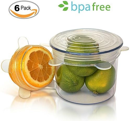 Silicone Lids Multi Size Reusable Food Storage Lids Durable Kitchen Gadgets Mulit-Purpose Kitchen Accessories