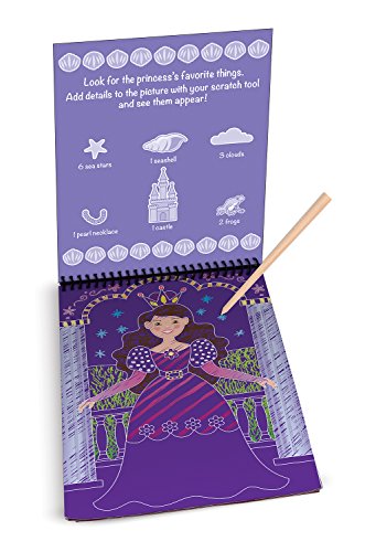 image for Melissa & Doug On the Go Scratch Art Activity Books Set - Fairy Tales,