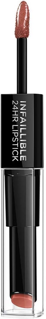 L'Oreal Infallible 2 in 1 Lip Colour 312 Incessant Russet Lipstick view 2