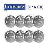 8 Pack Beidongli CR2032 Battery 3V Lithium Battery Coin Button Cell (CR2032-8PACK)