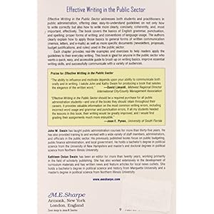 Effective Writing in the Public Sector