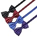 BASH 8 PACKS Elegant Adjustable Pre-tied bow ties for Men Boys (F)