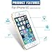 iPhone SE / 5 / 5C / 5S Screen Protector Tempered Glass, Ultra-Clear Scatterproof Glass, Scratch Resistance Cell Phone Screen Protectors, 2 Pack