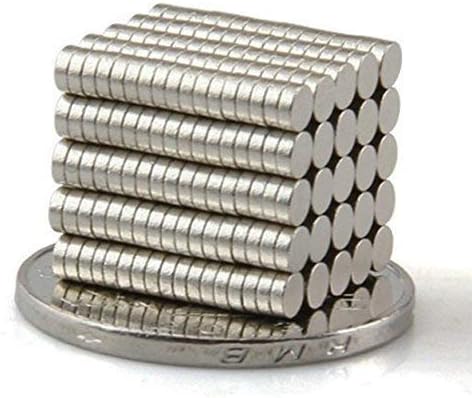 4x1.5mm 200pcs Round Magnets for Refrigertor Magnets, Magnet,Office Magnets,Art&Craft Magnets,Whiteboard Magnets,Map Magnets,Durable Mini Magnets for Multi-Use