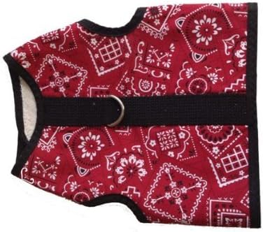 Kitty Holster KHREDBANSM Cat Harness, Small/Medium, Red Bandana