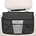 Busy Life CAR SEAT ORGANIZER - Great FRONT SEAT HOLDER For Cell Phone or Small Purse. Rigid Support Gives SEAT BACK ORGANIZER Strength - Safely Store Essentials For The Driver