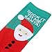 HSELL Womens Christmas Holiday Casual Socks 6 Pairs Colorful Fun Cotton Crew Socks for Novelty Gifts