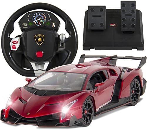 1:14 Scale RC Lamborghini Veneno Realistic Driving Gravity Sensor Color Red