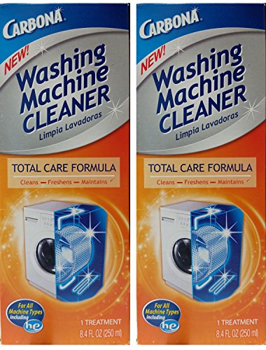 Carbona Washing Machine Cleaner, 8.4 Fluid Ounces, 2 Pack (2)