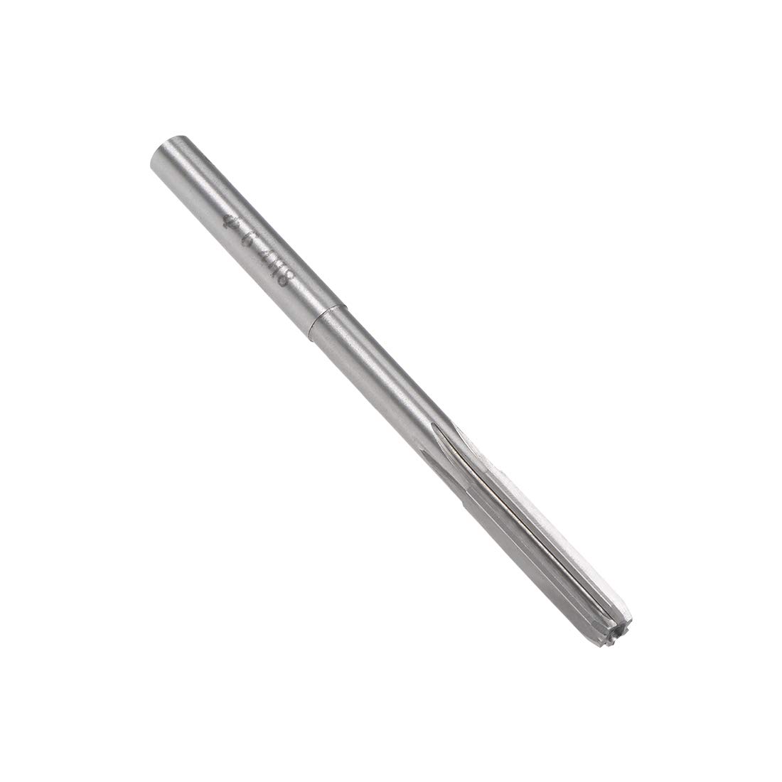 sourcing map 6.4mm Chucking Reamer, HSS Cobalt M35 Lathe Machine Reamer D4 6 Straight Flutes, Round Shank Milling Cutting Tool, for Stainless Steel Alloy Copper Metal — image 1