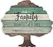 P. Graham Dunn Our Family is Like The Branches on a Tree 13 x 12.25 Tree Shape Wood Wall Art Sign