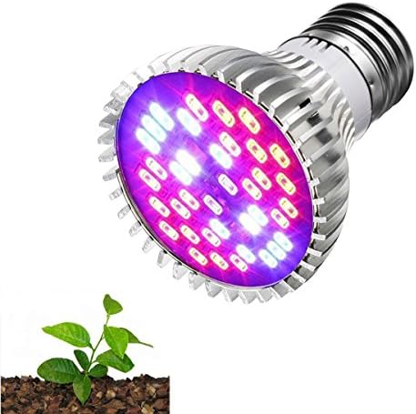 TOPL LED Grow Light Bulb, Full Spectrum Plant Grow Light, 30W 40pcs SMD 5730 Chips, Growing Lamp for Indoor Plants Hydroponic Aquatic Garden Greenhouse/Vegetables/Flowers