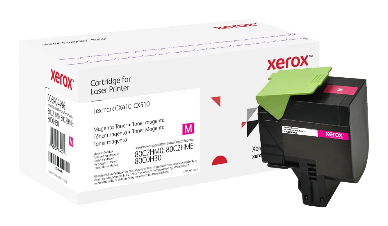 Everyday by Xerox Magenta Toner compatible with Lexmark 80C2HM0/80C2HME/80C0H30, High Capacity