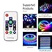 BTF-LIGHTING WS2812B WS2811 SM16703 UCS1903 Bluetooth SP611E Sync Music Controller Timer Mode with Dual Signal Output 600pixels/port for LED Module Pixel Strip Light APP/3Key Button/IR Remote Control