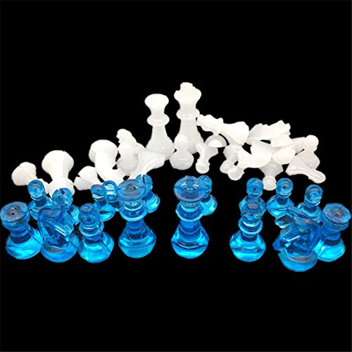 International Chess Shape Clay Mold, Epoxy Resin, Pendant Silicone Mold with Jewelry Molds,Earring Necklace Making and DIY Craft Making,Fondant Candy Mold - Thumbnail 4