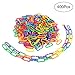 Greatstar 400 Pcs Plastic C-clips Hooks Chain Links C-links Glider Rat Parrot Bird Toy Parts For Sugar Gliders Cage Sets