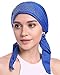 YI HENG MEI Women's Elegant Strench Drill Muslim Turban Hat Chemo Cancer Cap Headscarf