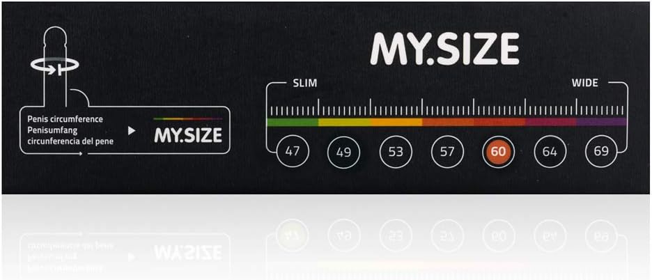 MY.SIZE Classic Premium Condoms Size 5 I 60 mm Width I 36 Pieces Bulk Pack I True to Touch Gossamer I Thin 0.07 mm wall Thickness I Vegan - Image 5