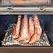 Urban Deco Rib Racks for Smoking Grill Racks for BBQ Non Stick Steel Roasting Standing Grill Rack - Holds 4 Smoker Rib Rack for Grilling & Barbecue (Black-2Pack)