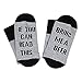 Fuzzy Socks L&ZZ Unisex Funny Saying Knitting Word Combed Cotton Crew Coffee Socks for Men Women