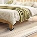 BTSD-home 8 PCS Stackable 1 Inch Bed Risers with Rubber Bottom Heavy Duty Leg Extension Pad for Table Couch Chair, Suitable for Wheels Square