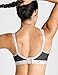 SYROKAN Women's High Impact Support Bounce Control Plus Size Workout Sports Bra Black/Grey 36DD