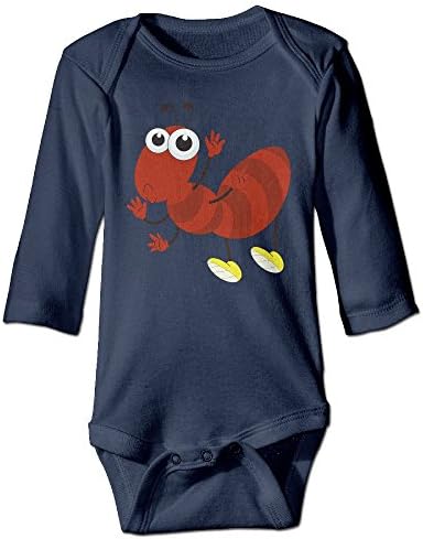 Baby Bodysuit Cartoon Ant One Piece Baby Long Sleeve Neborn Jumpsuit 24 Months Navy