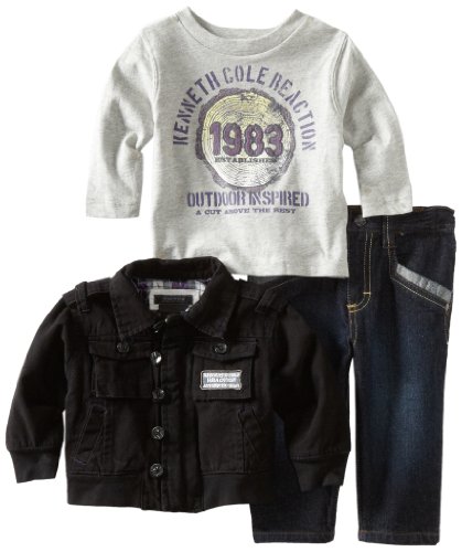 Kenneth Cole Baby-Boys Infant Jacket Tee and Jean