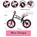 MammyGol Training Balance Bike Kids Sport Bicycle No Pedal Toddler Walking Buddy Excellent Present for Ages 2-5 Years (Pink)thumb 4