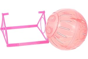 Mikikit Hamster Exercise Ball with Stand Workout Ball for Small Pets Promotes Healthy