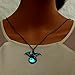 Yaoding Magical Constellation Dragon Glow in the Dark Openwork Pendant Charms Necklace