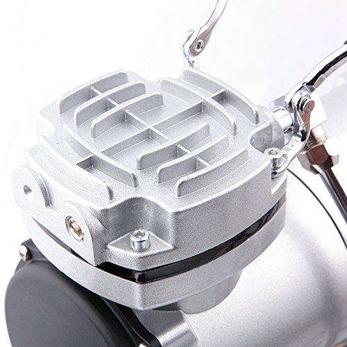 Fengda FD-186 Airbrush Kompressor mit Lufttank/Mächtig Luftstrom und Luftdruck/Druckbehälter/ 4 bar/Auto Stop – Bild 6
