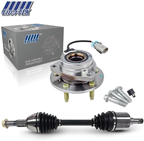CV Axle Joint Drive Shaft and Wheel Bearing Hub for Pontiac Montana 1999 2000 2001, Pontiac Montana 2002 2003 2004 AWD or FWD, Pontiac Montana 2005 EXC. AWD(Front Passenger Side)
