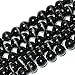 SHG Store 6mm Round Black Cat Eye Beads Strand 15 Inch Jewelry Handmade DIY Beads