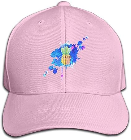 Jgfhj Caps Graffiti Paint Pineapple Love Unisex Women Cotton Adjustable Baseball Caps Low Profile Washed Dad Hat