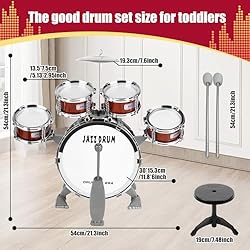 OoneWiser Kids Drum Set for Toddlers Toy- Musical
