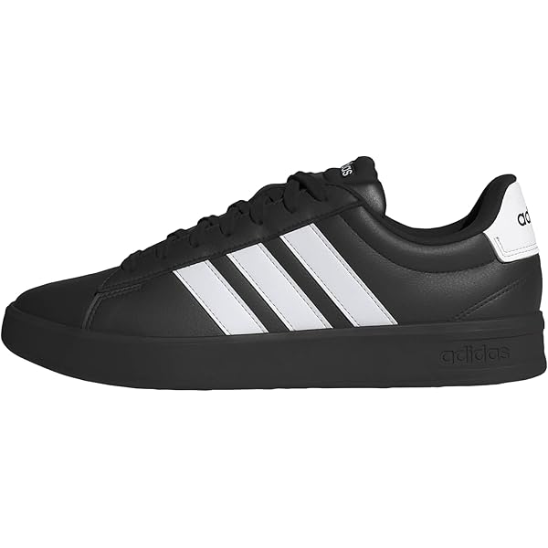 Amazon.com | adidas men's Grand Court Tennis Shoe, Black/White/White, 3.5  US | Tennis & Racquet Sports