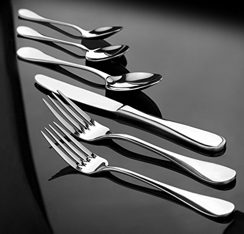 Artaste 59359 Rain 18/10 Stainless Steel Dinner Spoon,7.5-Inch, Set of 12 - Thumbnail 4