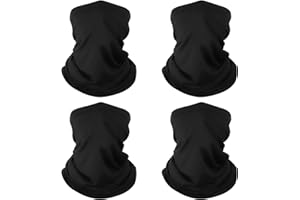 FINVIZO Neck Gaiter Bandana Face Mask: Sun Cooling Scarf Gator Cover Head for Men Women