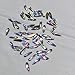 50pcs Sparkly Drop Nail Rhinestones For Nails Charms AB Flatback Crystals Glass Diamonds Stones Jewelry Glitter Gems 3D Nail Decorations Accessories Faceted For Nails Arts Crafts Cellphones