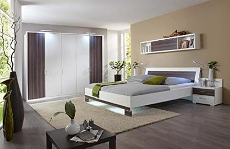 Wiemann Ibiza Wardrobe With Alpine White Front Doors Amazon Co Uk