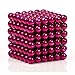 MagneBalls 5MM Magic Ball Set for Office Stress Relief |Desk Sculpture Toy Perfect for Crafts, Jewelry, Education |Fidget Cube Provides Relief for Anxiety, ADHD, Autism, Boredom (Pink)