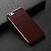 TENDLIN iPhone 6s Case, Premium Leather Back Flexible TPU Silicone Hybrid Soft Slim Cover Case for iPhone 6 and iPhone 6s (Brown)